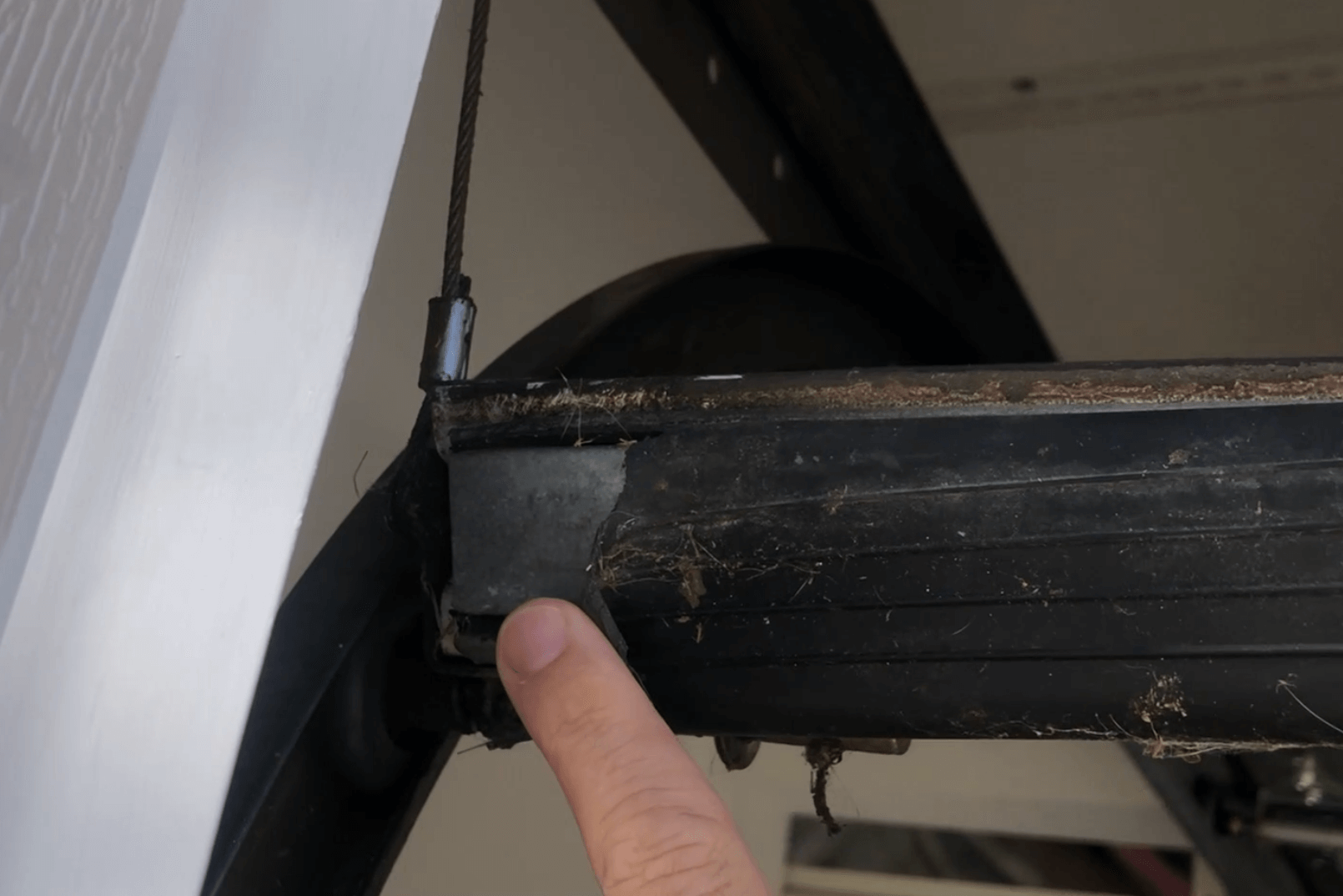 Garage door seals, also known as weatherstripping, help keep insects and debris out of the garage. While also keeping rain and cold air from seeping through the cracks around the garage door.